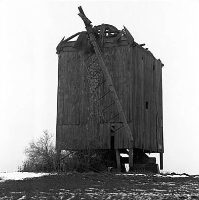 Komplett zerstörte Mühle